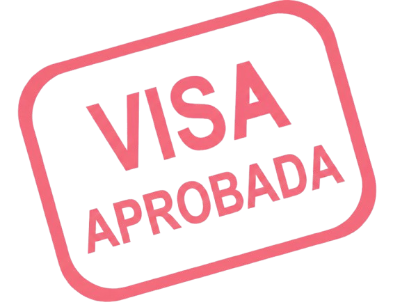 Tampon de passeport visa rouge